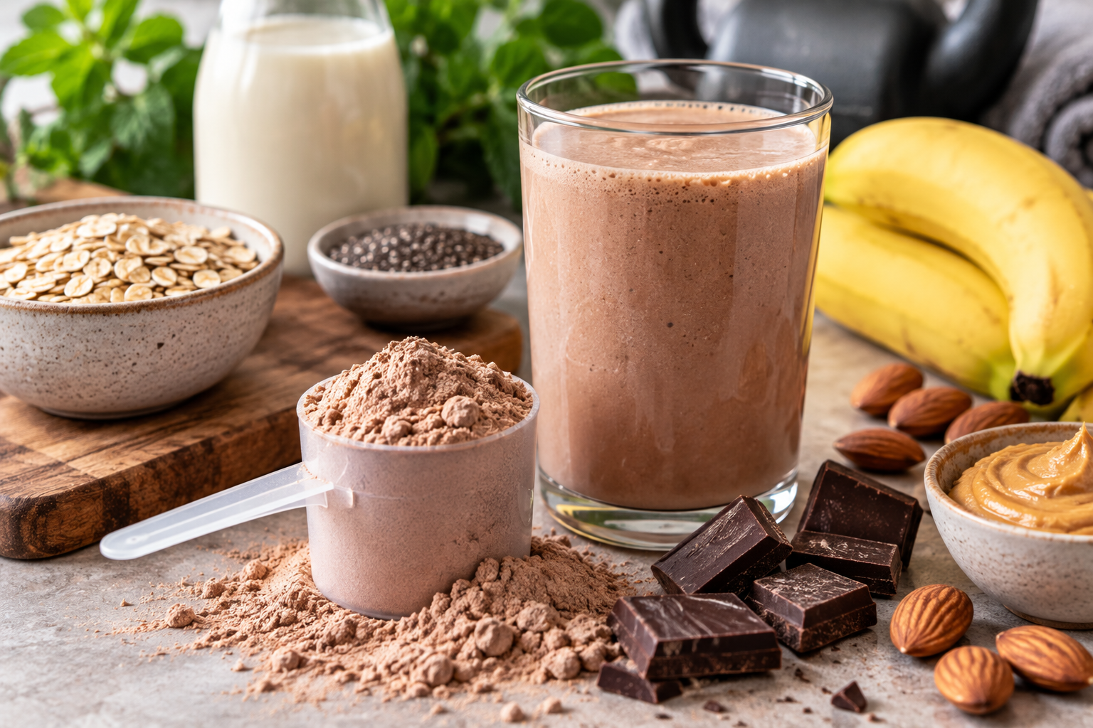 Protein foods - protein bites, cookies and plant-based protein
